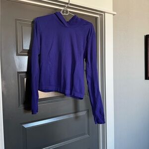 Athleta Violet Purple Textured Hoodie